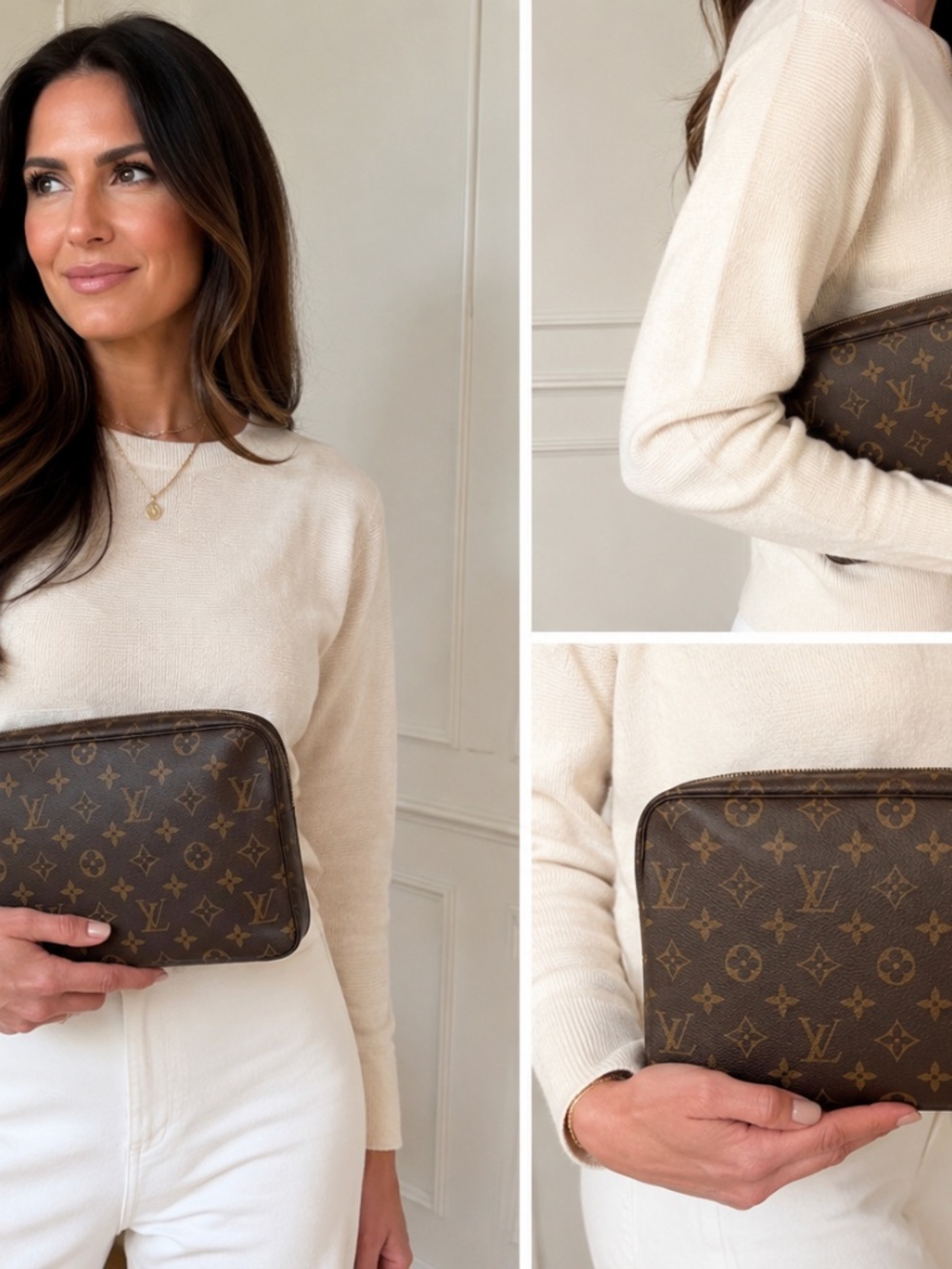 Louis Vuitton Trousse Toilette 28 Monogram Cosmetic Pouch AUTHENTIC
